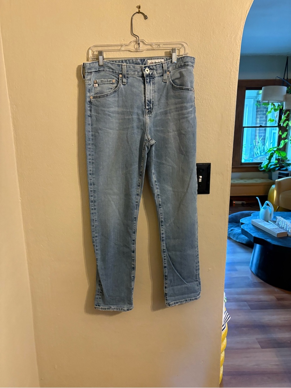 Ag Adriano Goldschmied Light Blue Denim Jeans